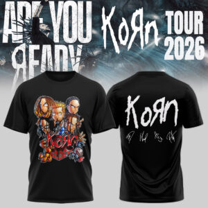 Korn Are You Ready Collector Fan Graphic T-Shirt Collection