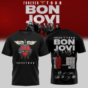 Bon Jovi Forever Tour 2026 Official Signature Graphic T-Shirt Collection