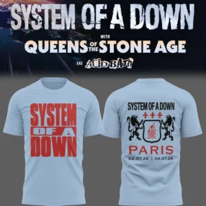 System Of A Down Uk Europe Stadium Tour 2026 Limited Graphic T-Shirt