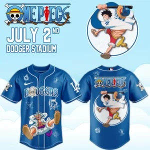 Los Angeles Dodgers One Piece Night 2026 Anime Baseball Jersey Collector Edition