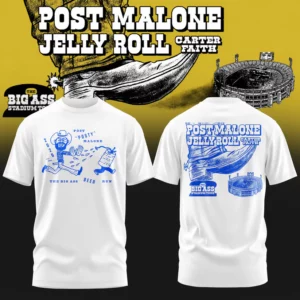 Post Malone The Big Ass Stadium World Tour Official Fan T-Shirt