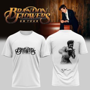 Brandon Flowers On Tour 2026 Signature Limited Edition Graphic T-Shirt