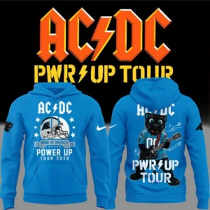 Acdc X Carolina Panthers Power Up Tour 2026 Exclusive Limited Edition Hoodie
