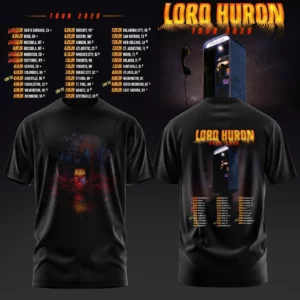 Lord Huron 2026 Tour Payphone Graphic T-Shirt Indie Folk Rock Concert Fan Gift