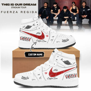 Fuerza Regida This Is Our Dream Stadium Tour 2026 Official Merchandise Sneakers