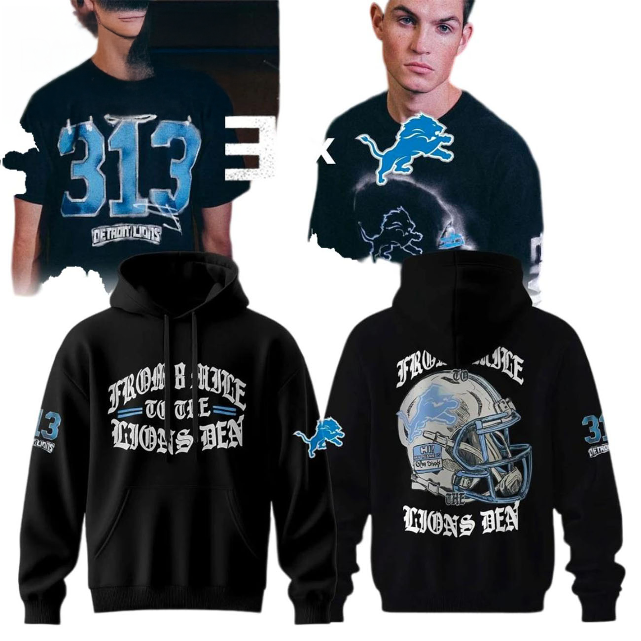 Detroit Lions X Eminem Vibe Special Edition Hoodie