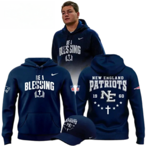 New England Patriots X Drake Maye Be A Blessing Edition Hoodie