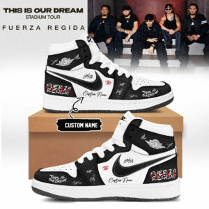 Fuerza Regida This Is Our Dream Stadium Tour 2026 Signature Music Sneakers