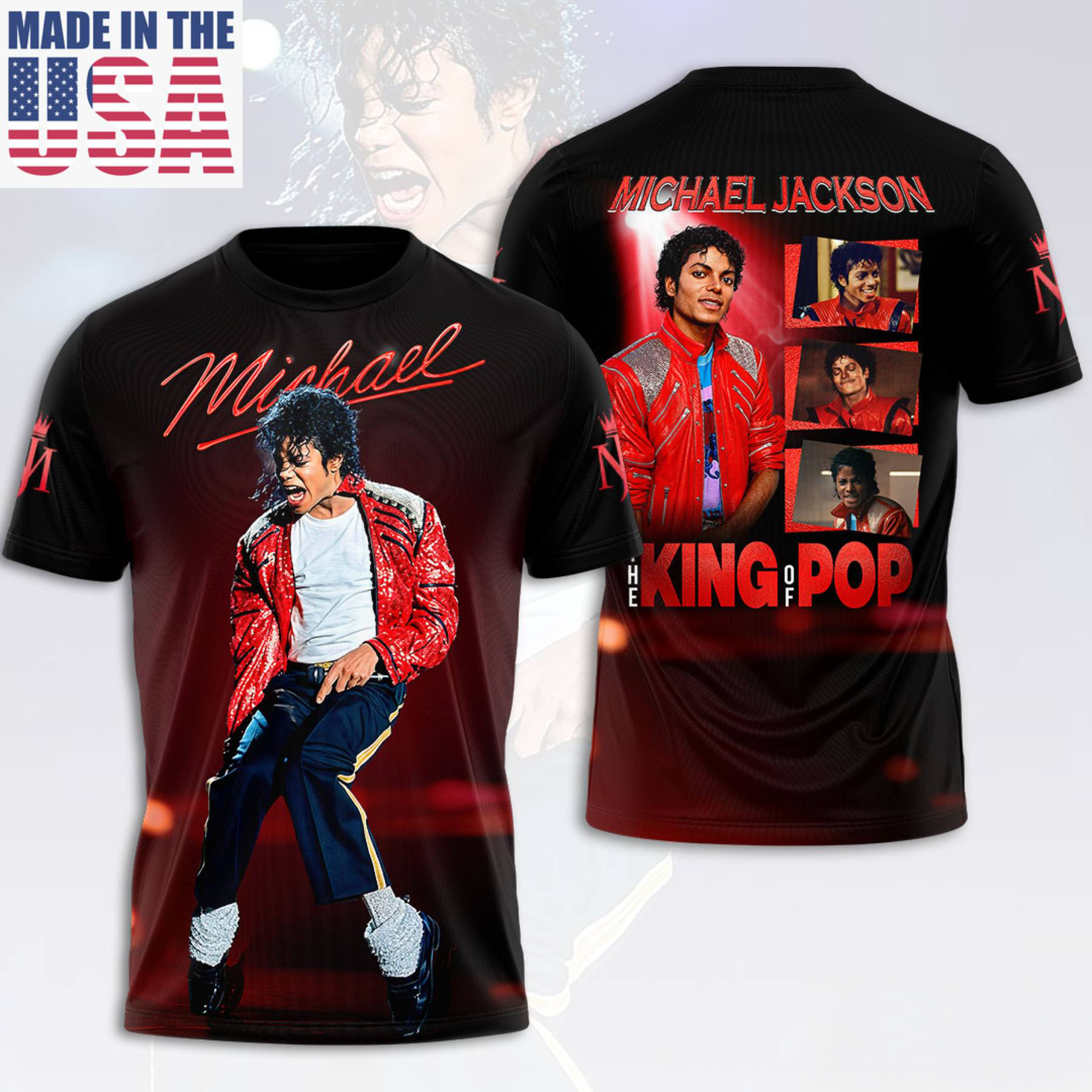Michael Jackson Pop Culture Premium 3D Apparel Collection