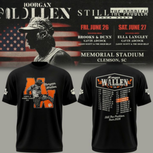 Morgan Wallen Clemson Tigers Tour 2026 T-Shirt