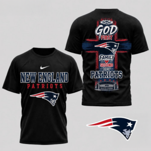 New England Patriots Nfl Faith Family Team Pride 3D Football Shirt Christian Fan Apparel Premium Game Day Collection