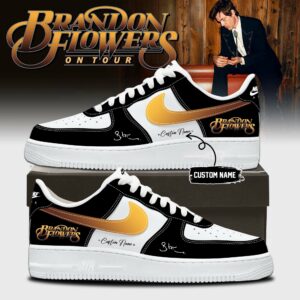 Brandon Flowers On Tour 2026 Limited Edition Signature Sneakers Premium Concert Fan Collection