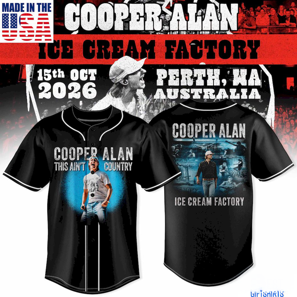 Cooper Alan Ice Cream Factory Collector Baseball Jersey Fan Edition