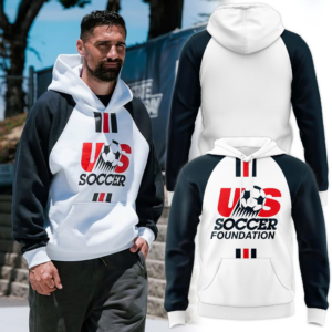 Usa Soccer Federation Raglan Hoodie Premium Fan Collection