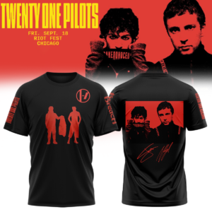 Twenty One Pilots 2026 Shows Graphic Tour T-Shirt