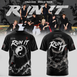 Stray Kids 2026 World Tour Shirt With Signatures Yin Yang Graphic T-Shirt