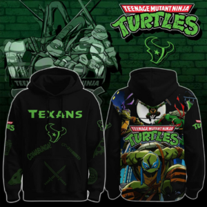 Houston Texans X Teenage Mutant Ninja Turtles Limited Edition Hoodie