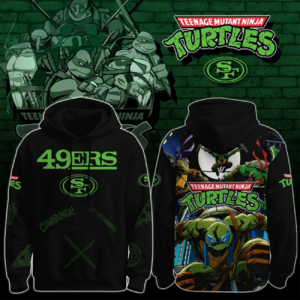 San Francisco 49Ers X Teenage Mutant Ninja Turtles Limited Edition Hoodie