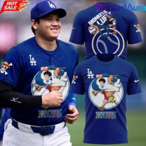 Los Angeles Dodgers One Piece Night Game 2026 Graphic T-Shirt Limited Edition