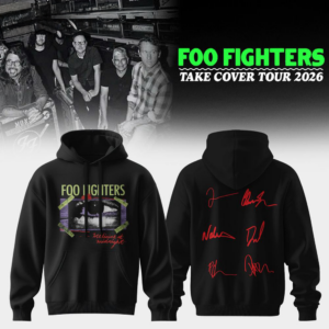 Foo Fighters Take Cover Tour 2026 Signature New Design Hoodie Premium Edition
