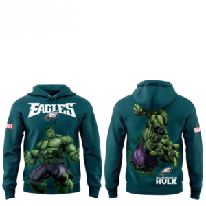 Philadelphia Eagles Hulk Marvel Edition Hoodie