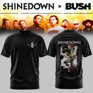 Shinedown Australian & Nz Tour Rock Fan Graphic T-Shirt