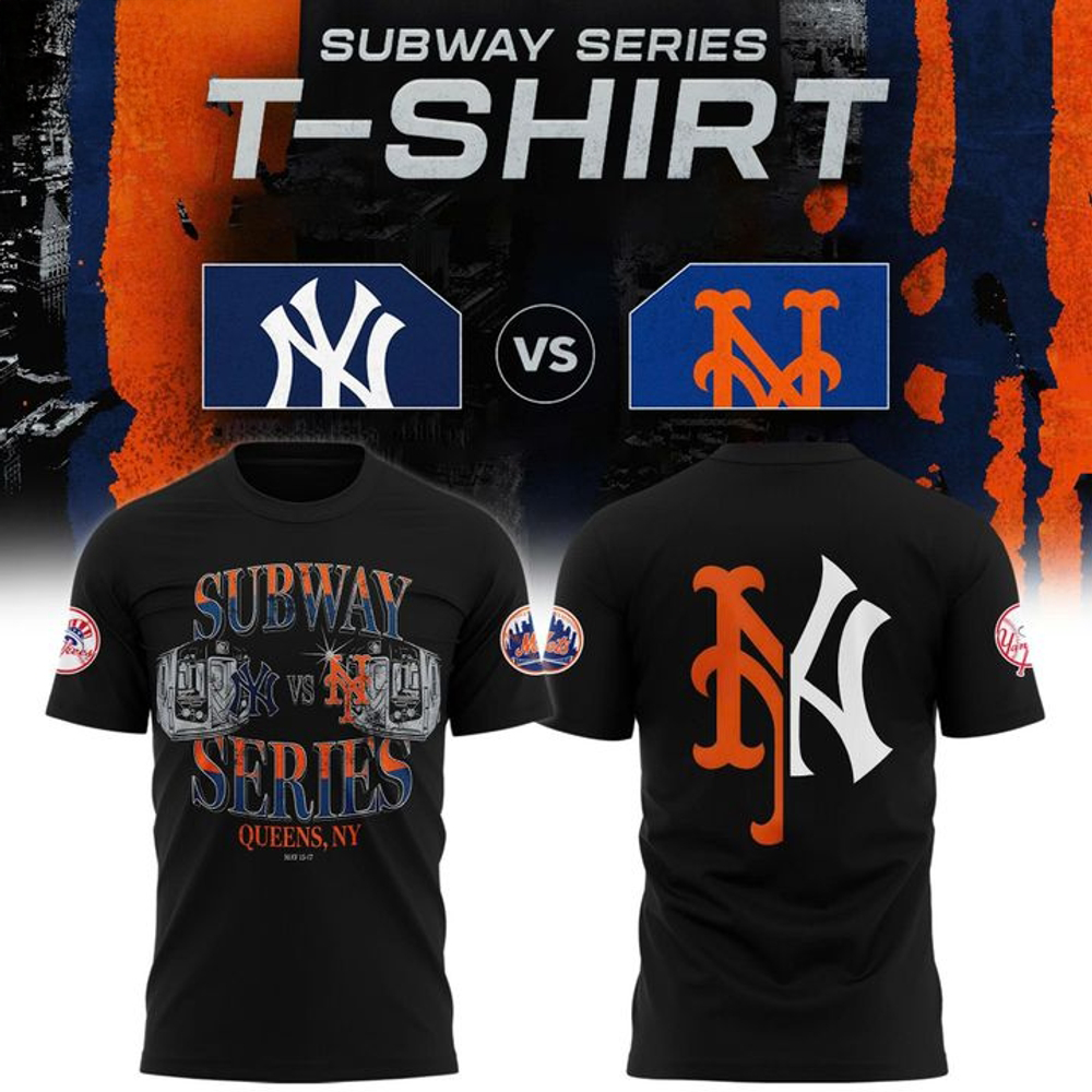 New York Yankees X Mets Subway Series 2026 T-Shirt