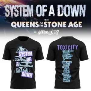 System Of A Down Uk Europe Stadium Tour 2026 Official Fan Merchandise Shirt