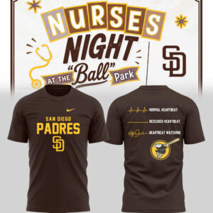 San Diego Padres Nurse Night Graphic T-Shirt Gift For Fans