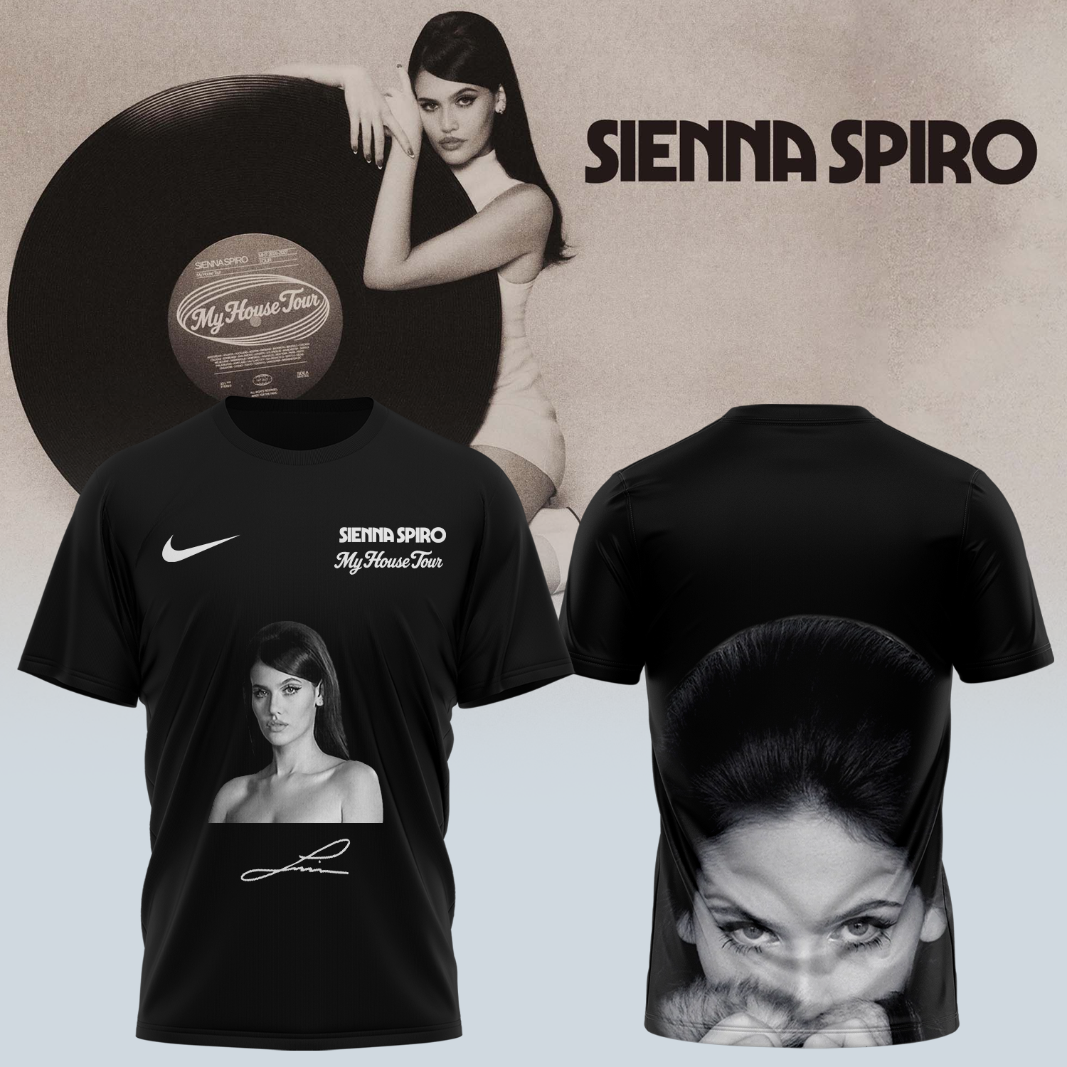 Sienna Spiro My House Tour Premium Graphic T-Shirt
