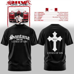 Shiva Live Tour 2026 Collector Graphic T-Shirt