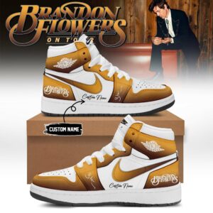 Brandon Flowers On Tour 2026 Official Tour Signature Sneakers Premium Edition
