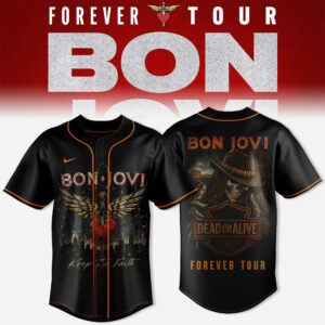 Bon Jovi Forever Tour Limited Baseball Jersey