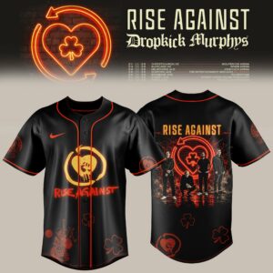 Black Riot Flame Limited Edition Baseball Jersey