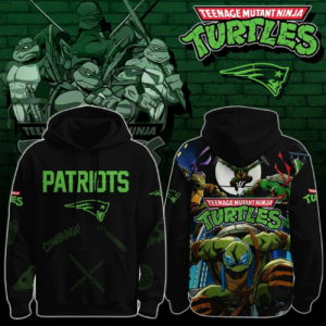 New England Patriots X Teenage Mutant Ninja Turtles Limited Edition Hoodie
