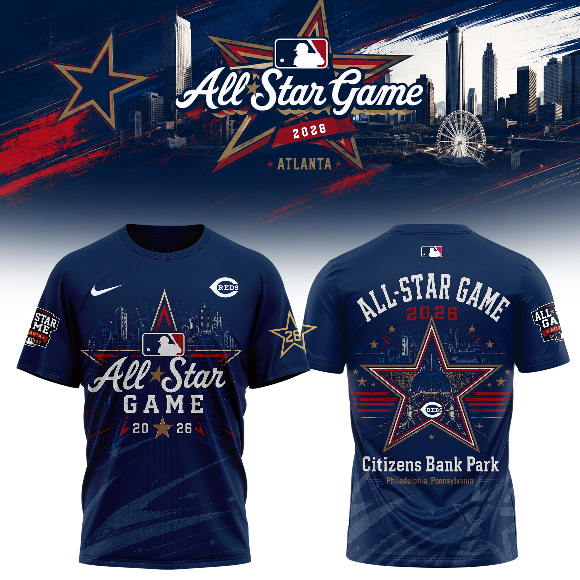 Mlb Allstar Game 2026 Usa 250 Anniversary Signature Baseball Jersey
