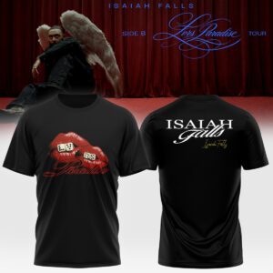 Isaiah Falls Lvrs Paradise Side B Tour 2026 R&B Fan Signature Graphic T-Shirt