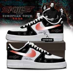Skillet European Tour 2026 Limited Signature Air Force 1 Sneaker Collection