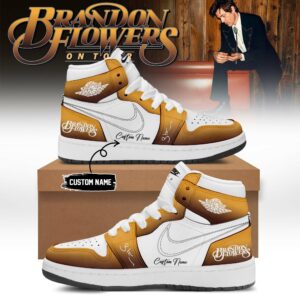 Brandon Flowers On Tour 2026 Limited Collector Signature Sneakers For Fans