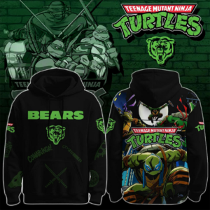 Chicago Bears X Teenage Mutant Ninja Turtles Limited Edition Hoodie
