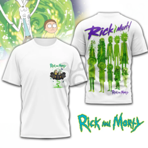 Rick And Morty Scifi Adventure Graphic T-Shirt