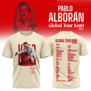 Pablo Alboran Global Tour Km0 Music Lover T-Shirt