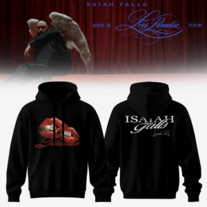 Isaiah Falls Lvrs Paradise Side B Tour 2026 Signature Hoodie Fan Edition