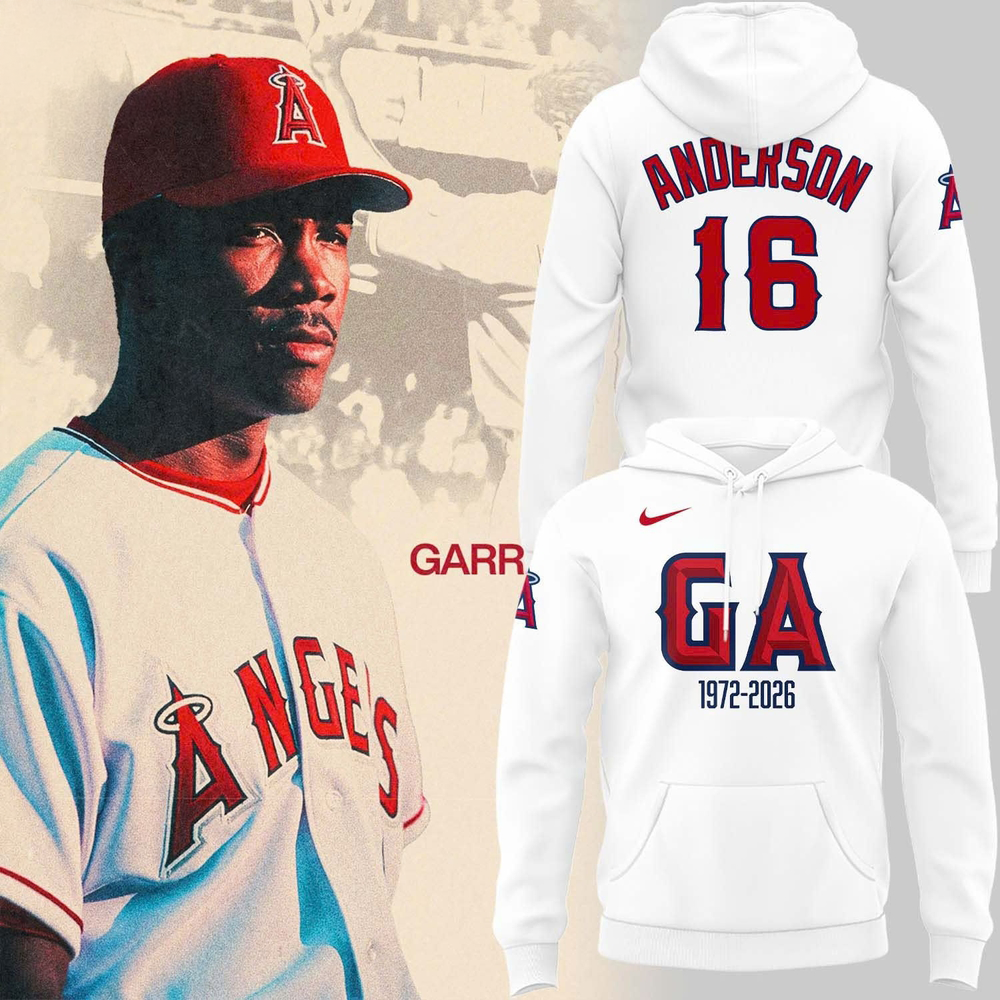 Los Angeles Angels Garret Anderson Tribute Premium Hoodie
