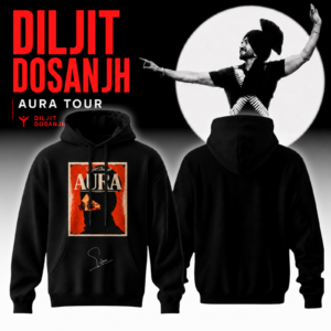 Diljit Dosanjh Aura World Tour 2026 Limited Edition Hoodie Official Merchandise