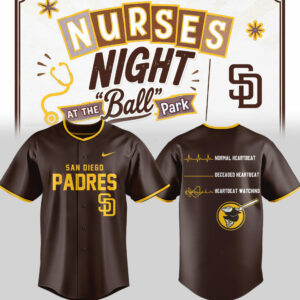 San Diego Padres Nurse Night Premium Baseball Jersey Gift Collection