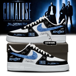 Skillet Comatose 20 Years Still Screaming Tour Black Air Force 1 Fan Edition