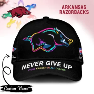 Arkansas Razorbacks Fight Cancer Classic Cap Fan Collection
