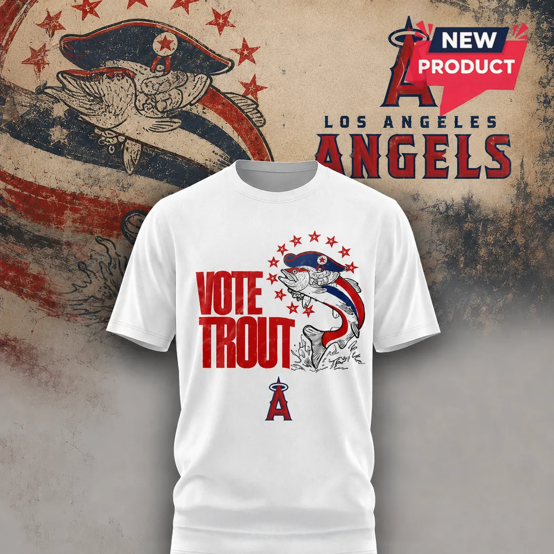 Los Angeles Angels Mike Trout Vote Trout Limited Edition T Shirt Gift For Fans