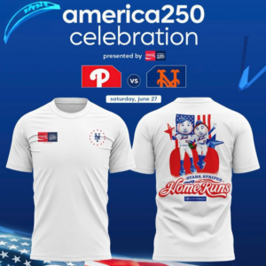 New York Mets Usa 250Th Anniversary T-Shirt
